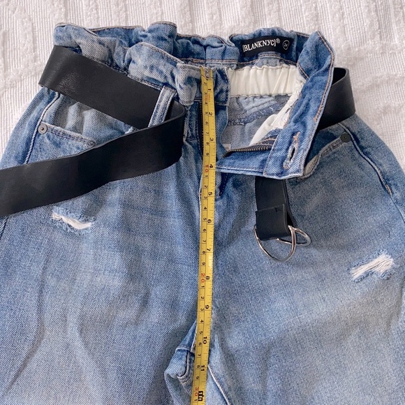 Blank NYC Paperbag High Rise Jeans & Belt - Picture 7 of 14
